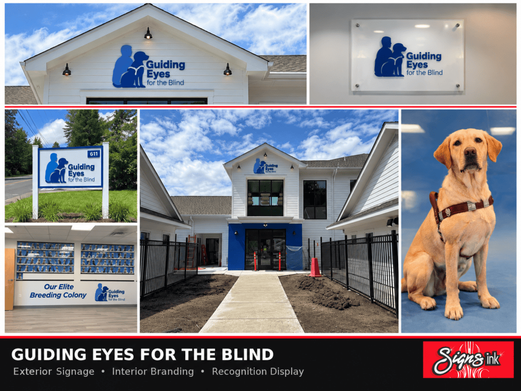 Guiding Eyes Signage